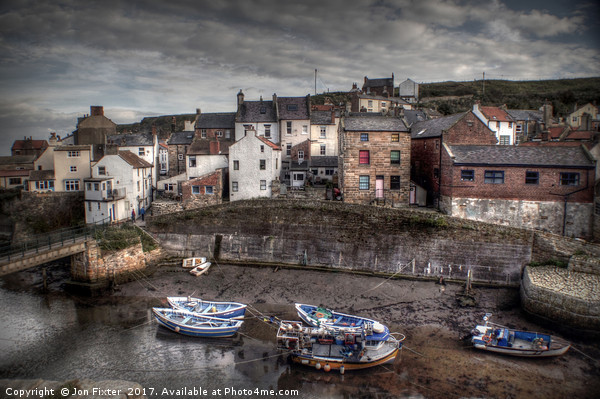 The Moorings  at Staithes North Yokshire  Picture Board by Jon Fixter