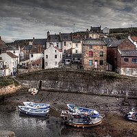 Buy canvas prints of The Moorings  at Staithes North Yokshire  by Jon Fixter