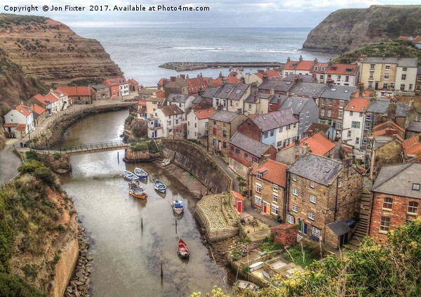 Looking down on Staithes  Picture Board by Jon Fixter