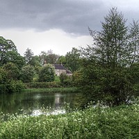 Buy canvas prints of The House Across the Lake by Jon Fixter