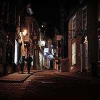 Buy canvas prints of A walk at Night  by Jon Fixter