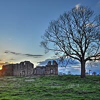 Buy canvas prints of Sunset at the Old Abbey  by Jon Fixter
