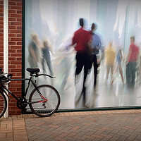 Buy canvas prints of Pushbike & urban Abstract art by Jon Fixter