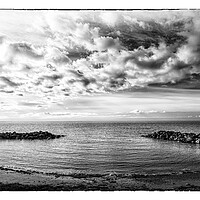 Buy canvas prints of Oyster Bonchurch Beach by Ian Johnston  LRPS