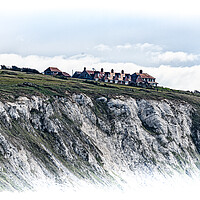 Buy canvas prints of Clifftop Monument by Ian Johnston  LRPS