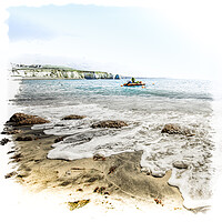 Buy canvas prints of Surf Patrol by Ian Johnston  LRPS