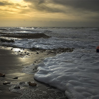 Buy canvas prints of All washed up on a Winters Beach by Ian Johnston  LRPS