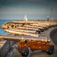 Buy canvas prints of Race Starting Cannons by Ian Johnston  LRPS