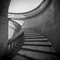 Buy canvas prints of Mono Steps by Ian Johnston  LRPS