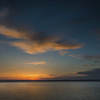 Buy canvas prints of Island Sunset by Ian Johnston  LRPS