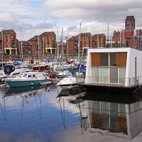 Buy canvas prints of Liverpool Marina by Paul Scoullar
