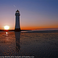 Buy canvas prints of Perch Rock Lighthouse by Paul Scoullar