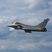Buy canvas prints of The Dassault Rafale by Paul Scoullar
