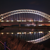 Buy canvas prints of  Silver Jubilee Bridge by Paul Scoullar