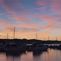 Buy canvas prints of Sunrise, Hobart Dock by 