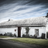Buy canvas prints of Malin Head Cottage by Anne Whiteside