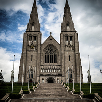 Buy canvas prints of  St Patrick's Cathedral Armagh by Anne Whiteside