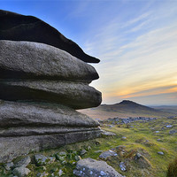 Buy canvas prints of Cornwall: Showery Tor by Rob Parsons