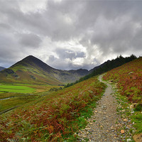Buy canvas prints of The Lake District: Heading up by Rob Parsons