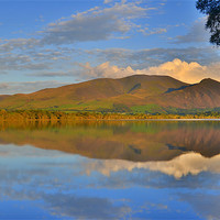 Buy canvas prints of The Lake District: Skiddaw Reflections by Rob Parsons