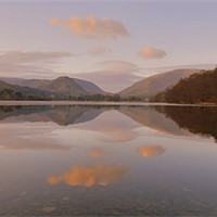 Buy canvas prints of The Lake District: Grasmere Panorama by Rob Parsons