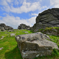 Buy canvas prints of Dartmoor: Hound Tor by Rob Parsons
