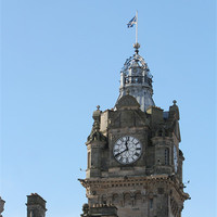 Buy canvas prints of Balmoral Clock Tower Edinburgh by Sam Anderson