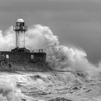 Buy canvas prints of Winter Waves by Mark Elsworth