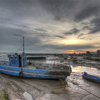 Buy canvas prints of Brancaster Sunrise by Ian Rolfe