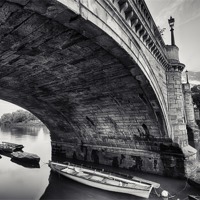 Buy canvas prints of Richmond Bridge by Ian Rolfe