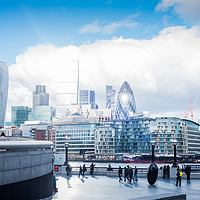 Buy canvas prints of The Financial District in London, UK by Rob Smith
