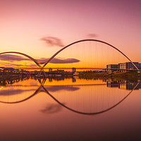 Buy canvas prints of Infinity Bridge over the River Tees, Stockton by Rob Smith