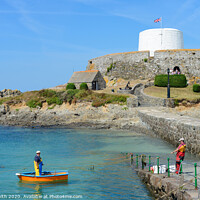 Buy canvas prints of Fort Grey, Guernsey by Rob Smith