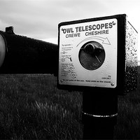 Buy canvas prints of owl Telescope by adam swinswood