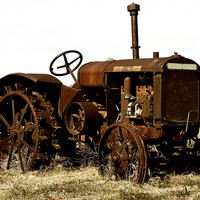 Buy canvas prints of Old Tractor by Mary Lane