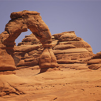Buy canvas prints of Delicate Arch by Mary Lane