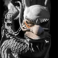 Buy canvas prints of Temple Dragon by Mary Lane