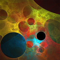 Buy canvas prints of Cosmic Bubbles by Mary Lane