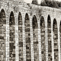 Buy canvas prints of Roman Aqueduct by Mary Lane