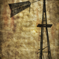 Buy canvas prints of Old Wind Power by Mary Lane