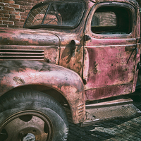 Buy canvas prints of Red Truck by Mary Lane