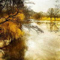 Buy canvas prints of Winter River by Mary Lane