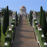 Buy canvas prints of Bahai Temple by Mary Lane