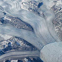 Buy canvas prints of Greenland Glacier by Mary Lane
