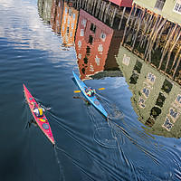 Buy canvas prints of Kayaks by Mary Lane