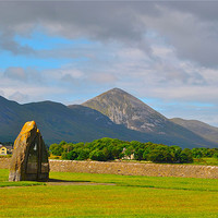 Buy canvas prints of Croagh Patrick in Co Mayo by Kim McDonell