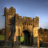 Buy canvas prints of Entrance Gate @ Ashford Castle by Nicola Lee