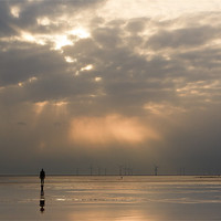 Buy canvas prints of Light From Crosby Beach Skies by Phillip Orr