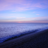 Buy canvas prints of  Sunset in Weymouth by Joanna Kulawiak
