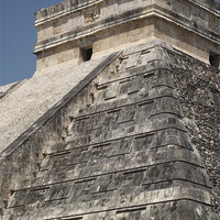 Buy canvas prints of Chichen Itza Pyramid, Yucatan by Debbie Johnstone Bran